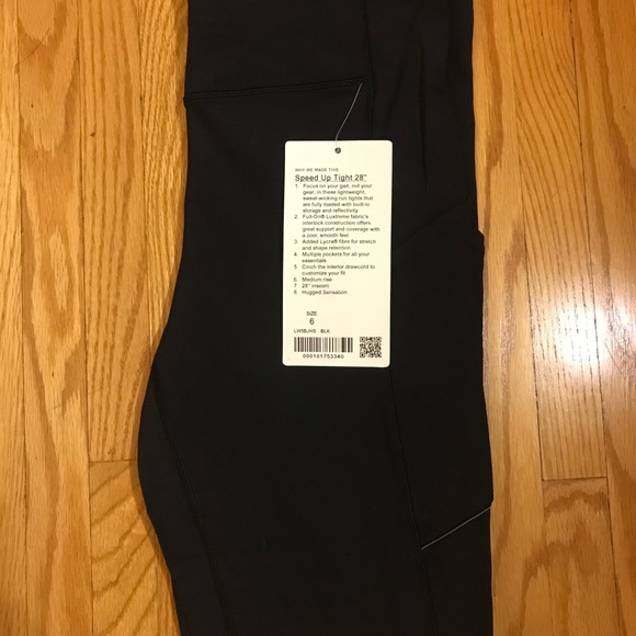 Lululemon Speed Up Tight 28” *Full On Luxtreme - Picture 3 of 4